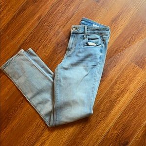 EUC Mid Rise Old Navy Power Straight Jeans